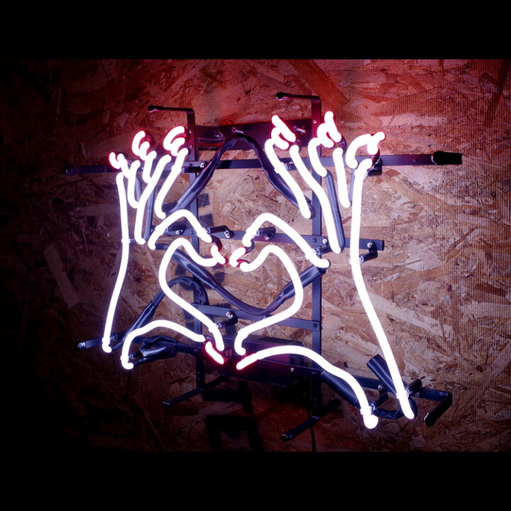 卸し売り購入 アメリカン ネオンサイン Love Hand Sign 56ｘ40cm ハート ハンドサイン ウエディング 看板 ネオン サイン 店舗 かわいい お店 インテリア 電飾 Fucoa Cl