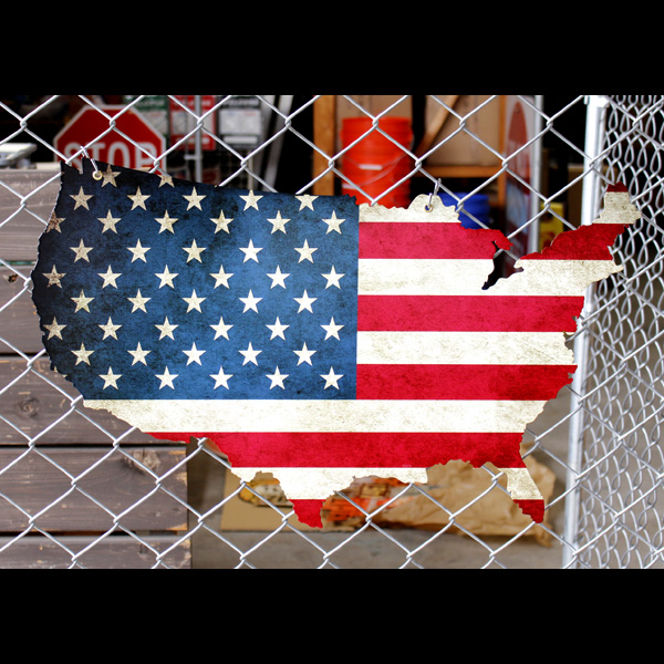 アメリカンスティールサイン「USA United States Flag」 PS-219 星条旗 USAフラッグ メタルサイン 看板 アメリカ雑貨 アメリカン雑貨のサムネイル