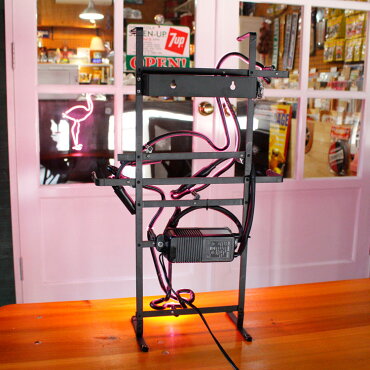 アメリカンネオンサインPINKFLAMINGO縦55×横34cmフラミンゴガレージインテリアネオン管電飾店舗装飾アメリカ雑貨アメリカン雑貨