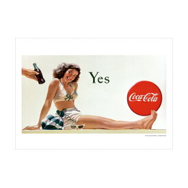 ポスター おしゃれ コカコーラ 「Yes」 PO-C32 COCA-COLA BRAND 72.8×51.5cm B2 インテリア アメリカ雑貨 アメリカン雑貨