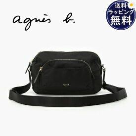 【無料ラッピング】 アニエスべー バッグ ショルダーバッグ ブラック agnes b メンズ レディース ブランド 正規品 新品 ギフト プレゼント 人気 おすすめ 誕生日 記念日 クリスマス 送料無料