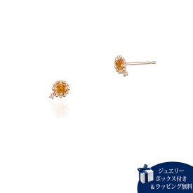 【送料無料】【ラッピング無料】カナルヨンドシー Canal 4℃ ピアス 【11月誕生石】 K10 ピンクゴールド ピアス シトリン ダイヤモンド レディース ブランド 正規品 新品 ギフト プレゼント 人気 おすすめ