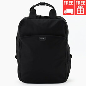 【無料ラッピング】 アニエスべー agnes b リュック バックパック ブラック メンズ レディース ブランド 正規品 新品 ギフト プレゼント 人気 おすすめ 誕生日 記念日 クリスマス 送料無料