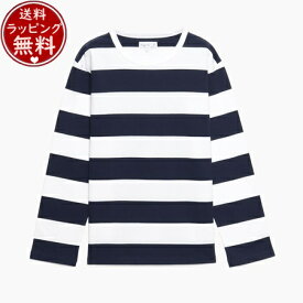 【送料無料】【ラッピング無料】アニエスべー agnes b Tシャツ TS ボーダー ロングスリーブTシャツ ネイビー Mサイズ メンズ レディース ブランド 正規品 新品 ギフト プレゼント 人気 おすすめ