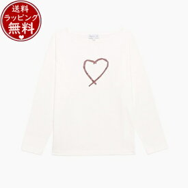 【送料無料】【ラッピング無料】アニエスべー agnes b Tシャツ TS サラエボハート コットンロングTシャツ ホワイト Mサイズ メンズ レディース ブランド 正規品 新品 ギフト プレゼント 人気 おすすめ