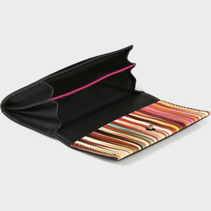 ポールスミス カードケース Paul Smith クロスオーバーストライプトリム ピンク レディース 名刺入れ 驚きの安さ 名刺入れ