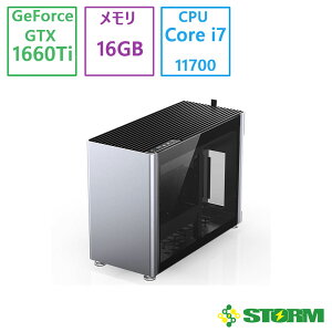 Vi STORM(Xg[) Q[~OPC STORM RpNgPC / TS-I7700GTX66TIMIJ/ TChKXplEA~P[X̗p /GeForce GTX1660Ti