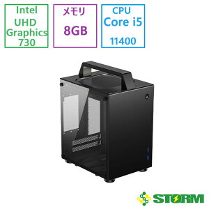 Vi STORM(Xg[) Q[~OPC STORM RpNgPC / TS-I5400MT8B (BLACK)/ TChKXplEA~P[X̗p /i5/8GB/500GB