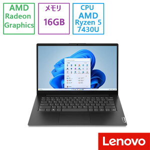 Lenovo(m{) m[gp\R Lenovo V14 Gen4EAMD Ryzen 5 7430UE16GBE512GBE14^EWindows 11 Home 64bit EVi