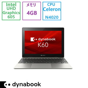 Dynabook(_CiubN) m[gp\R dynabook K60/FW /Pentium Silver N5030/8GB/128GB/10.1 C`/Win 11 Pro 64bit/Vi