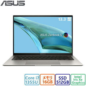 Vi ASUS(GCX[X) m[gp\R ASUS Zenbook S 13 OLED UX5304VA/Core i7/16GB/512GB/Intel Iris Xe Graphics/13.3 ^