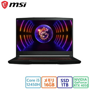 MSI(GGXAC) m[gp\R MSI Thin-GF63-12VE-1002JP/Core i5/16GB/1000GB SSD/GeForce RTX 4050/15.6^/Vi