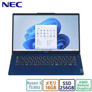 NEC({dC) m[gp\R NEC LAVIE N14 Slim N145C/HAL PC-N145CHAL[lCr[u[]/Ryzen 5/16GB/256GB/MS Office Home and Business 2024/Vi