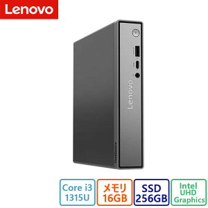 Lenovo(m{) fXNgbvp\R Lenovo ThinkCentre neo 50q Tiny Gen 5ECore i3 1315UE16GB[E256GB SSDځEVi