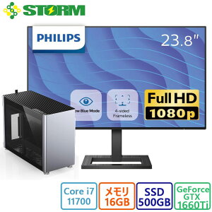 Vi STORM(Xg[) Q[~OPC STORM RpNgPC/TS-I7700GTX66TIMIJ/TChKXplEA~P[X̗p /GeForce GTX1660Ti/21.5^