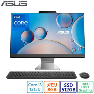 ASUS(GCX[X) fXNgbvp\R ASUS A3402WBAK A3402WBAK-I31215LU/Core i3/8GB/512GB/23.8^/Win 11/Vi
