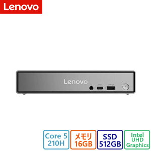 Lenovo(m{) fXNgbvp\R Lenovo ThinkCentre neo 50q Tiny Gen 5 ECore 5 210HE16GBE512GB SSDځEVi