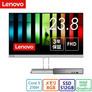 Lenovo(m{) fXNgbvp\R Lenovo ThinkCentre neo 50q Tiny Gen 5 ECore 5 210HE8GBE512GB SSDځE23.8^EVi
