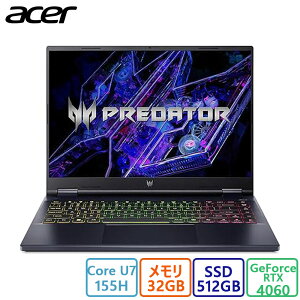 Acer(GCT[) Q[~O m[g Acer Predator Helios Neo 14 PHN14-51-N73Y46/6 /Core Ultra 7 155H RTX 4060/pzL[{[h/Vi