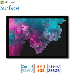 マイクロソフト(Microsoft) タブレットPC マイクロソフト Surface Pro 6 KJT-00028/i5/256GB/8GB/12.3型/Win 11//アウトレット品 展示