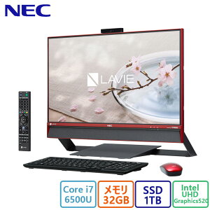 NEC({dC) fXNgbvp\R NEC LAVIE Desk All-in-one PC-DA770DAR-KS/Core i7/32GB/1TB/Win 11/AEgbgi/WE܁{L[{[h 