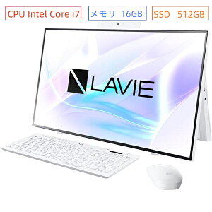 �������� NEC(���{�d�C) �f�X�N�g�b�v�p�\�R�� NEC LAVIE Home HA/Core i7/16GB/SSD�F512GB/27�^/Win 11/MS Office 2021/NEC Refreshed PC/�W��
