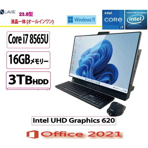 �������� NEC(���{�d�C) �f�X�N�g�b�v�p�\�R�� NEC LAVIE A23/Core i7/32GB/HDD�F3TB/23.8�^/Win 11 Home 64bit/MS Office 2021/�A�E�g���b�g�i/�W��