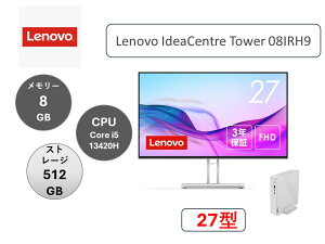 Lenovo(m{) fXNgbvp\R Lenovo IdeaCentre Mini Gen 8 Core i5 13420HE8GB[E512GB SSDځEItBXtE27.0^EVi