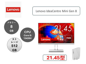 Lenovo(m{) fXNgbvp\R Lenovo IdeaCentre Tower 08IRH9 Core i5 13420HE8GB[E512GB SSDځEItBXtE21.45^EVi