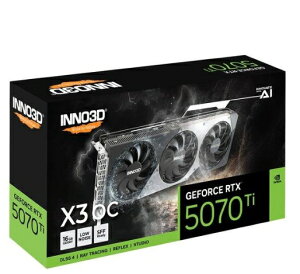 ViGeForce RTX 5070 Ti X3D OC 16GB OtBbN{[h I[o[NbN N507T3-16D7X-176068N