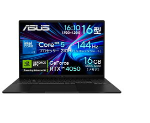 Gaming V16 V3607VU Core 5 210H�E16GB�������E512GB SSD�ERTX 4050�E16�^WUXGA�t�����ڃ��f�� V3607VU-C5165R4050W [�u���b�N]