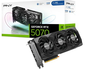 PNY GeFORCE RTX 5070 12GB Overclocked TripleFan OtBbNX{[h VCG507012TFXPB1-O VD9083