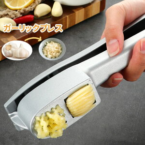 送料無料 ガーリックプレス クラッシャー にんにく潰し にんにくスライス 絞り機 みじん切り器 手動 一器両用 ガーリッククラッシャー ニンニクつぶし器 しょうがはさい 器 水洗い