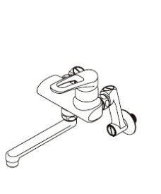 イトミック 水栓金具【MZ-4N3】まぜまぜ MZ-N3シリーズ 埋込配管〔GI〕