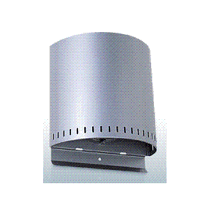 西邦工業【NFND150SC】金網型10メッシュ・耐外風・防火ダンパー付外壁用ステンレス製換気口・バイパスフード〔HF〕