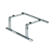 ●バクマ工業 【B-YZAM2】室外ユニット用据付架台 傾斜屋根用架台 高耐蝕溶融メッキ鋼板 W=70〜700 D=140…