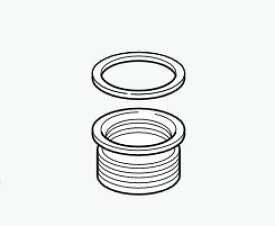 ∬∬リンナイ 食器洗い乾燥機 部材【KWP-452IK】(80-2801) 異径ソケット(共通)〔FJ〕