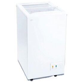 ●ω三ツ星貿易【MS-062G】エクセレンスシリーズ フリーザー (冷凍庫) スライド型 ガラス扉タイプ 直冷式 62L ガラス冷凍ショーケース