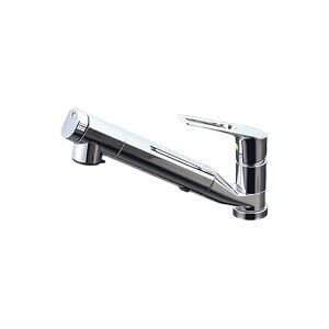 KVK 水栓金具【KM5011TECJS】浄水器内蔵用シングルシャワー付混合栓 シャワー引き出しなし 浄水カートリッジ付 一般地〔HB〕