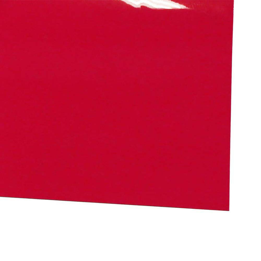 ####u.ミヅシマ工業 【411-0364】ビニール長マット 平板 赤 910mm×20mのサムネイル