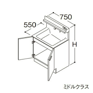 TOTO yLDSFB075AAJDS1zʉϑ ~hNX IN^[u 2 Ȃ+̏dv[ JE^[750mm Ԍ750mm n 󒍖1TkGAl
