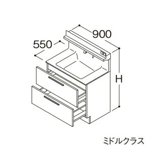 TOTO yLDSFB090BCJDN1zʉϑ ~hNX IN^[u 2io Ȃ+̏dv[ JE^[800mm Ԍ900mm ʒn 󒍐YkGAl