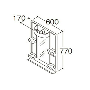 TOTO yLMFS060A1GDG1Gzϋ ʋ IN^[uLite LEDv GR~[Ȃ Ԍ600mmkGAl