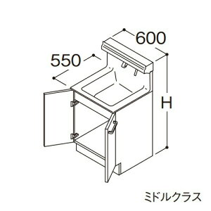 TOTO yLDSFS060BAJDS1zʉϑ ~hNX IN^[uLite 2 Ȃ+̏dv[ JE^[800mm Ԍ600mm nkGAl