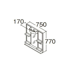 TOTO yLMFS075A1GDG1Gzϋ ʋ IN^[uLite LEDv GR~[Ȃ Ԍ750mmkGAl