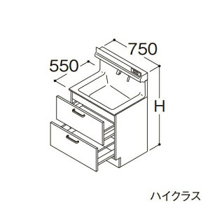 TOTO yLDSFS075CQLDS1zʉϑ nCNX IN^[uLite 2io  JE^[850mm Ԍ750mm n 󒍖1TkGAl