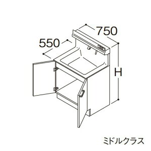 TOTO yLDSFS075AAJMS1zʉϑ ~hNX IN^[uLite 2 Ȃ+̏dv[ JE^[750mm Ԍ750mm n 󒍖1TkGAl