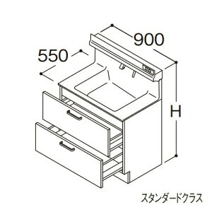 TOTO yLDSFS090BQJMN1Azʉϑ X^_[h IN^[uLite 2io Ȃ+̏dv[ JE^[800mm Ԍ900mm ʒnkGAl