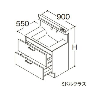 TOTO yLDSFS090CQGMN1zʉϑ ~hNX IN^[uLite 2io Ȃ JE^[850mm Ԍ900mm ʒn 󒍖1TkGAl