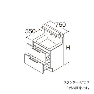 TOTO yLDSFB075CCGBN2Azʉϑ X^_[h IN^[u 2io Ȃ JE^[850 Ԍ750 ʒn 󒍖1TkGAl